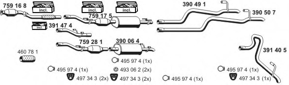 ERNST 040585 Exhaust System